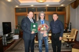 Министр культуры РТ Айрат Сибагатуллин поздравил Эдуарда Трескина с юбилеем 